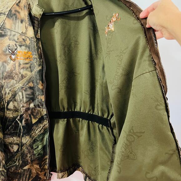 Vintage Scent Lok Camo Full Zip Jacket Embroidered Logo Medium - Picture 4 of 8